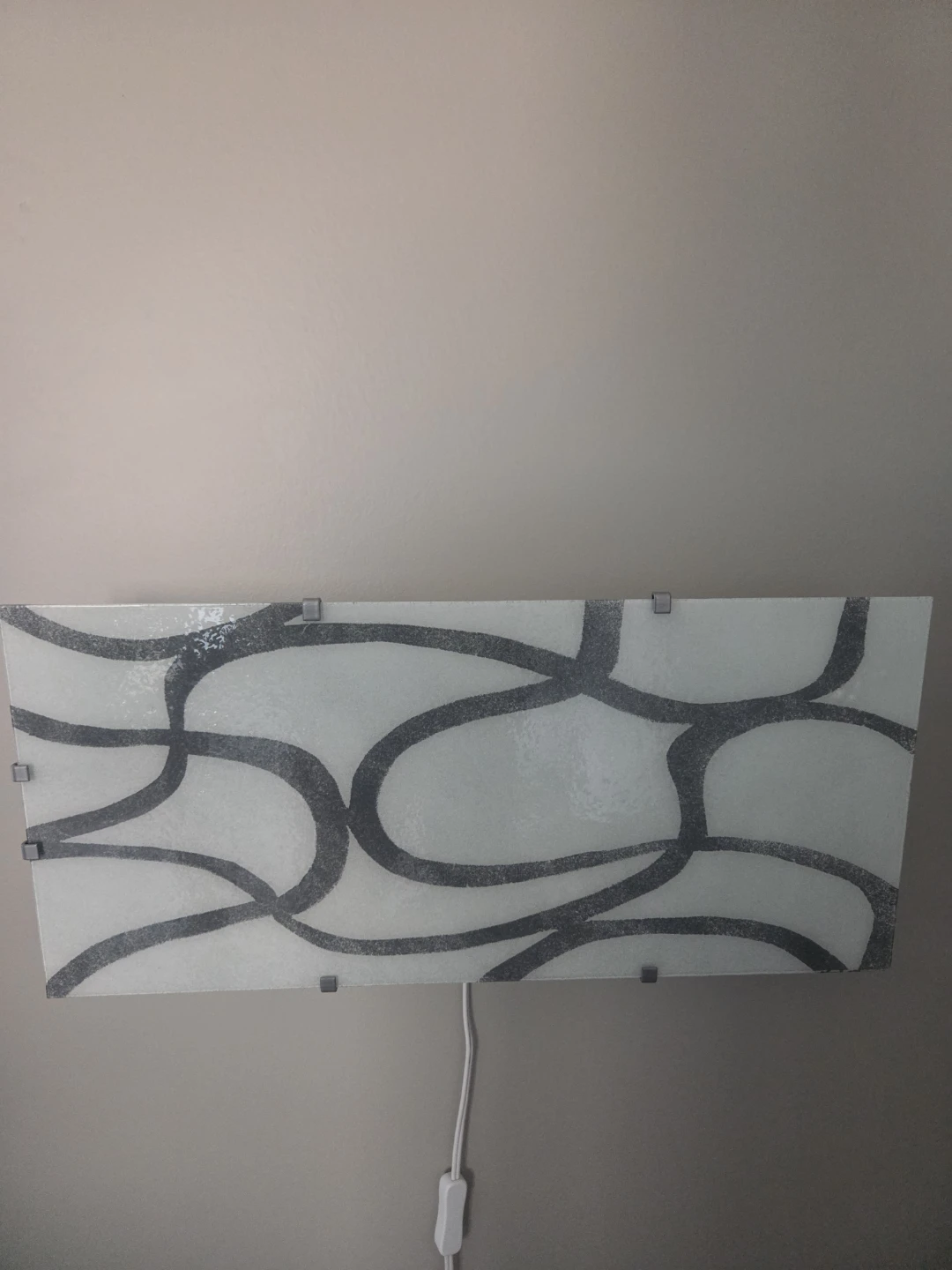 Wall Sconce Light Fixture with Decorative Pattern - photo 2
