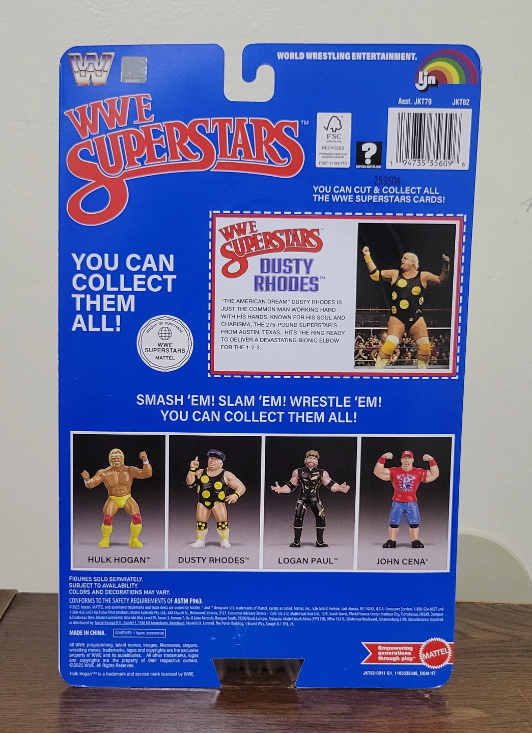WWE Dusty Rhodes LJN Superstars Black Chase - photo 2