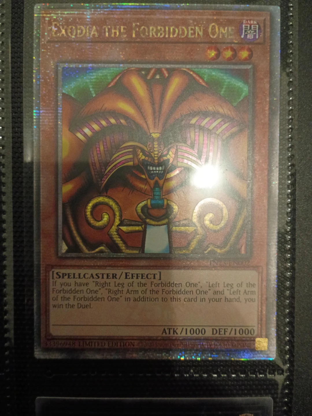 Yu-Gi-Oh! Exodia The Forbidden One Card⚽