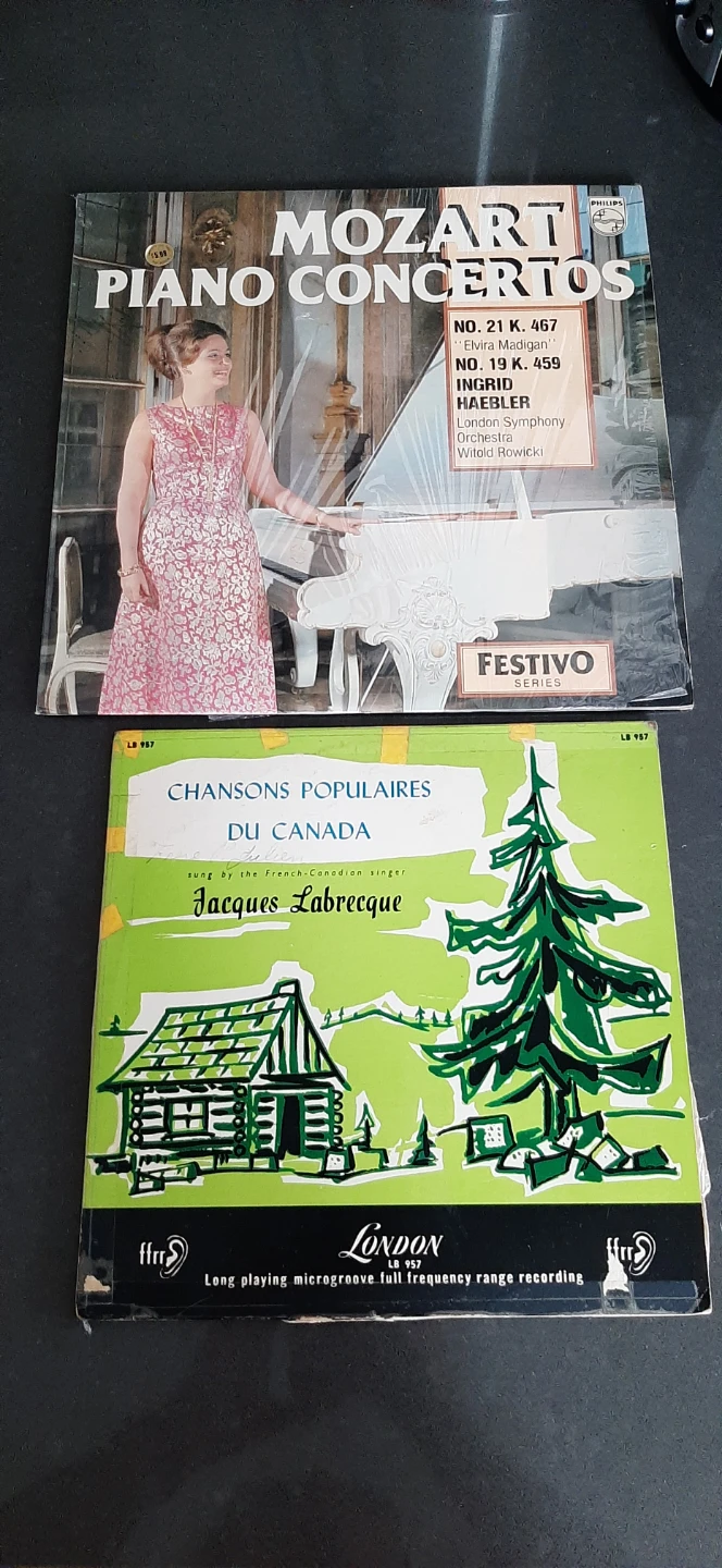 Mozart Piano Concertos & Jacques Labrecque Vinyl