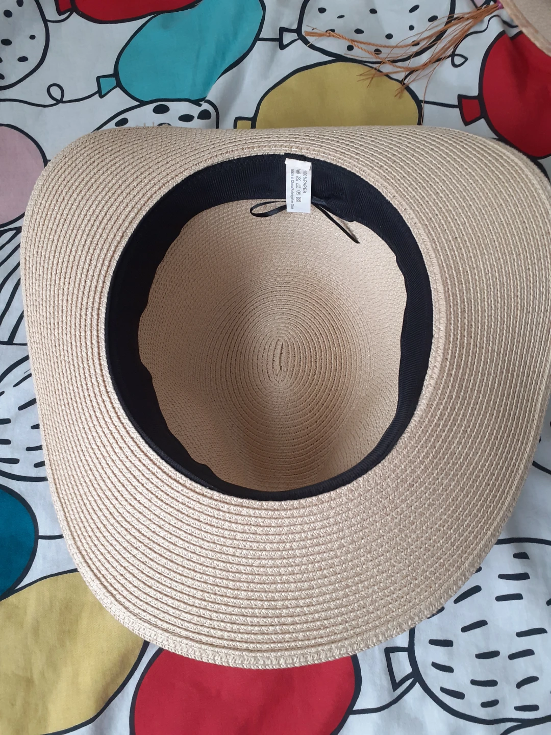Straw Sun Hat with Scarf - photo 2