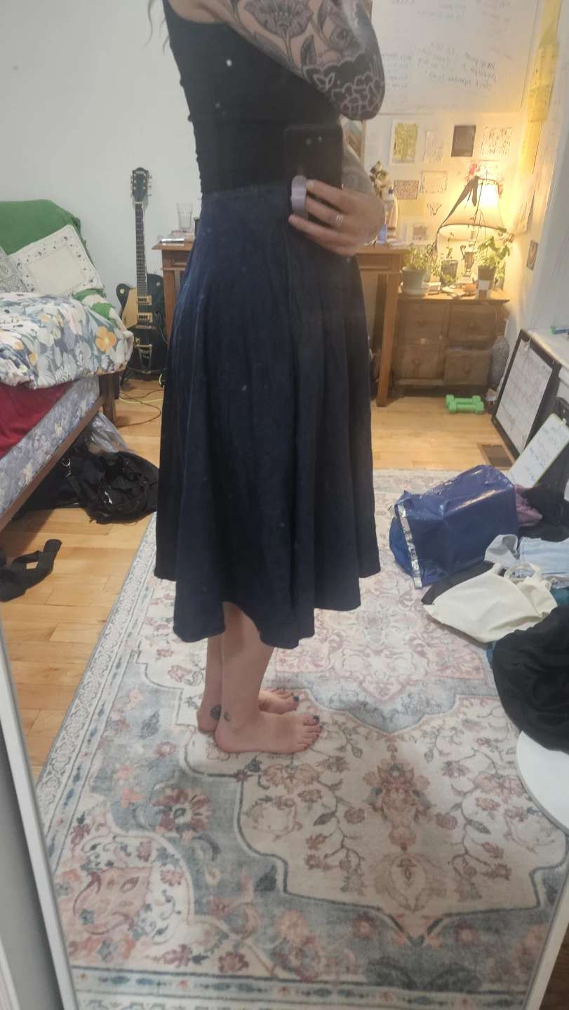 UNIQLO Denim Midi Skirt - photo 2