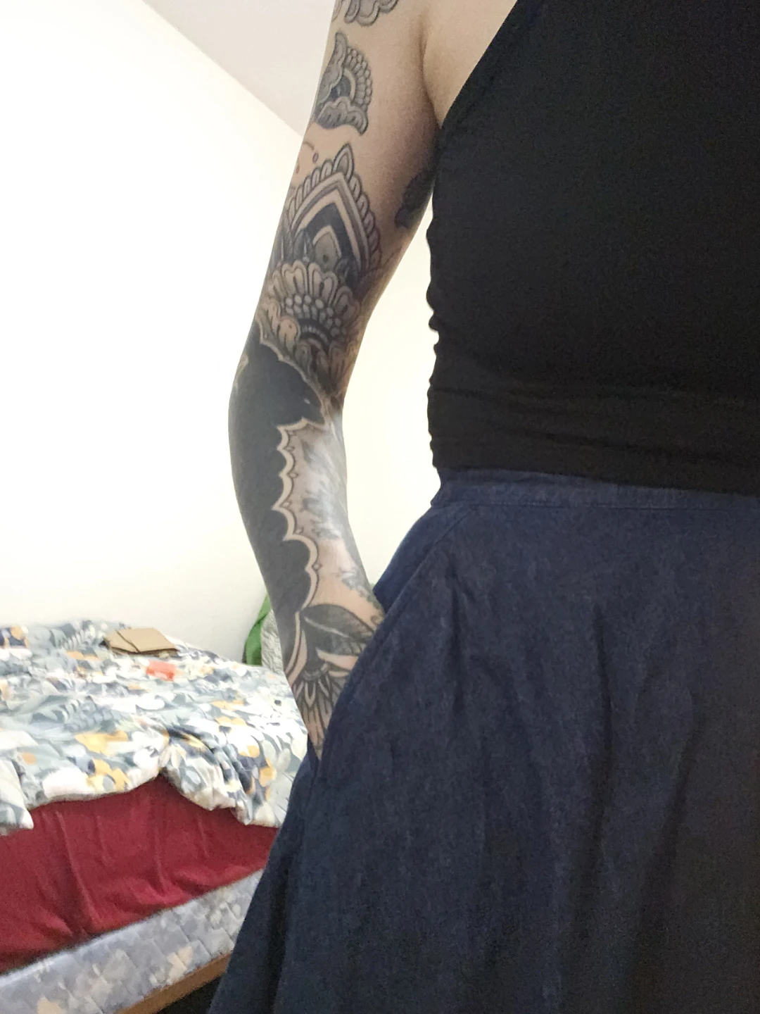 UNIQLO Denim Midi Skirt - photo 3