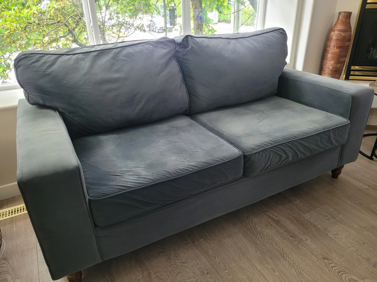 Grey 2-Seater Sofa Very clean, no stains or tears.
