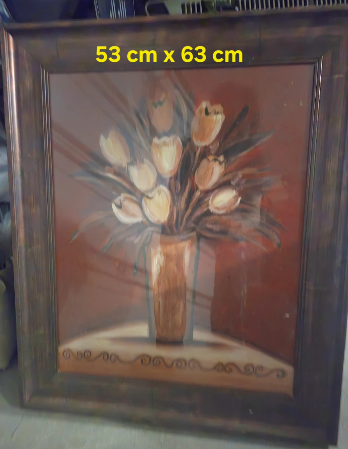 Set of 4 Framed Art Print - Still Life Flowers