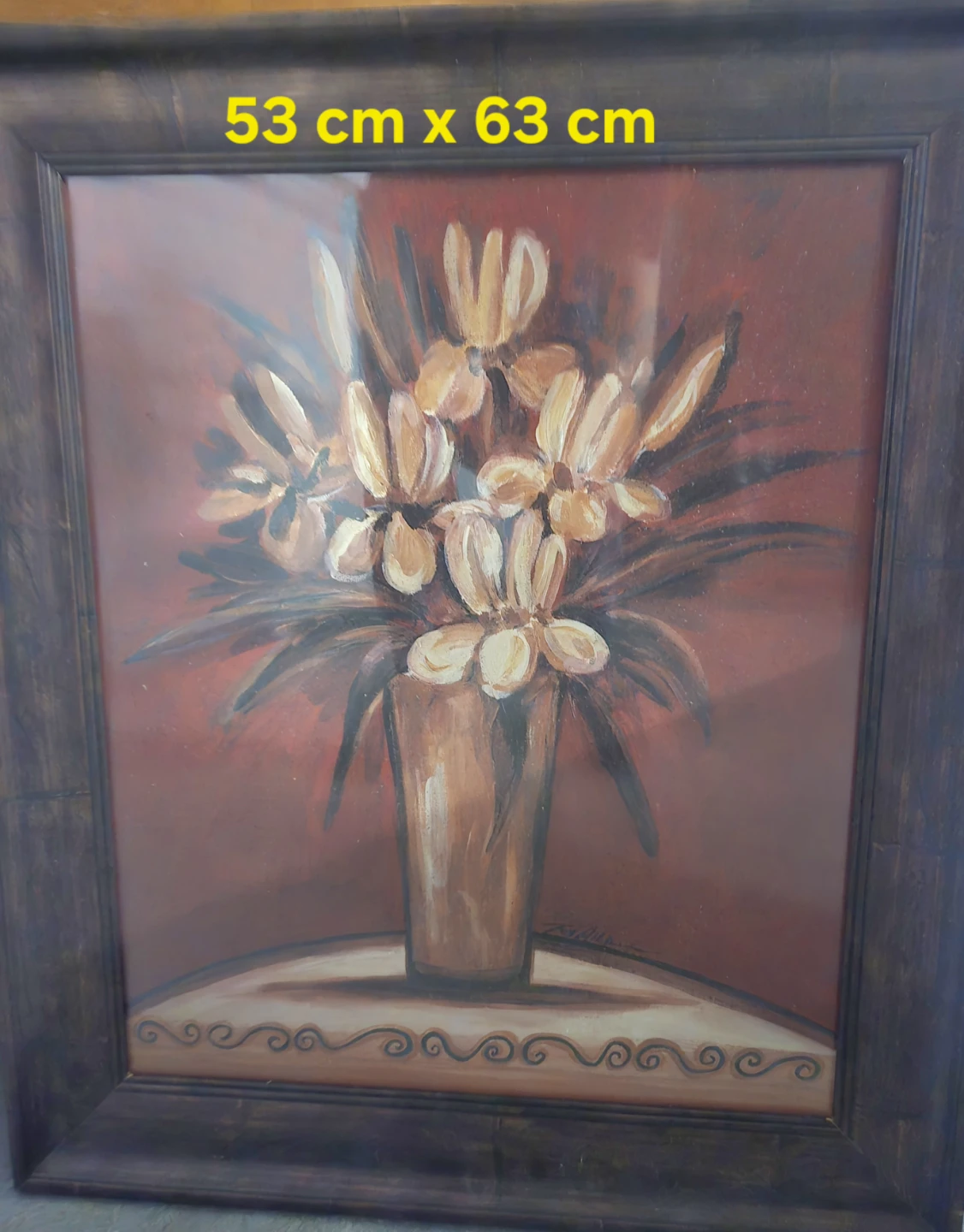 Set of 4 Framed Art Print - Still Life Flowers - photo 3