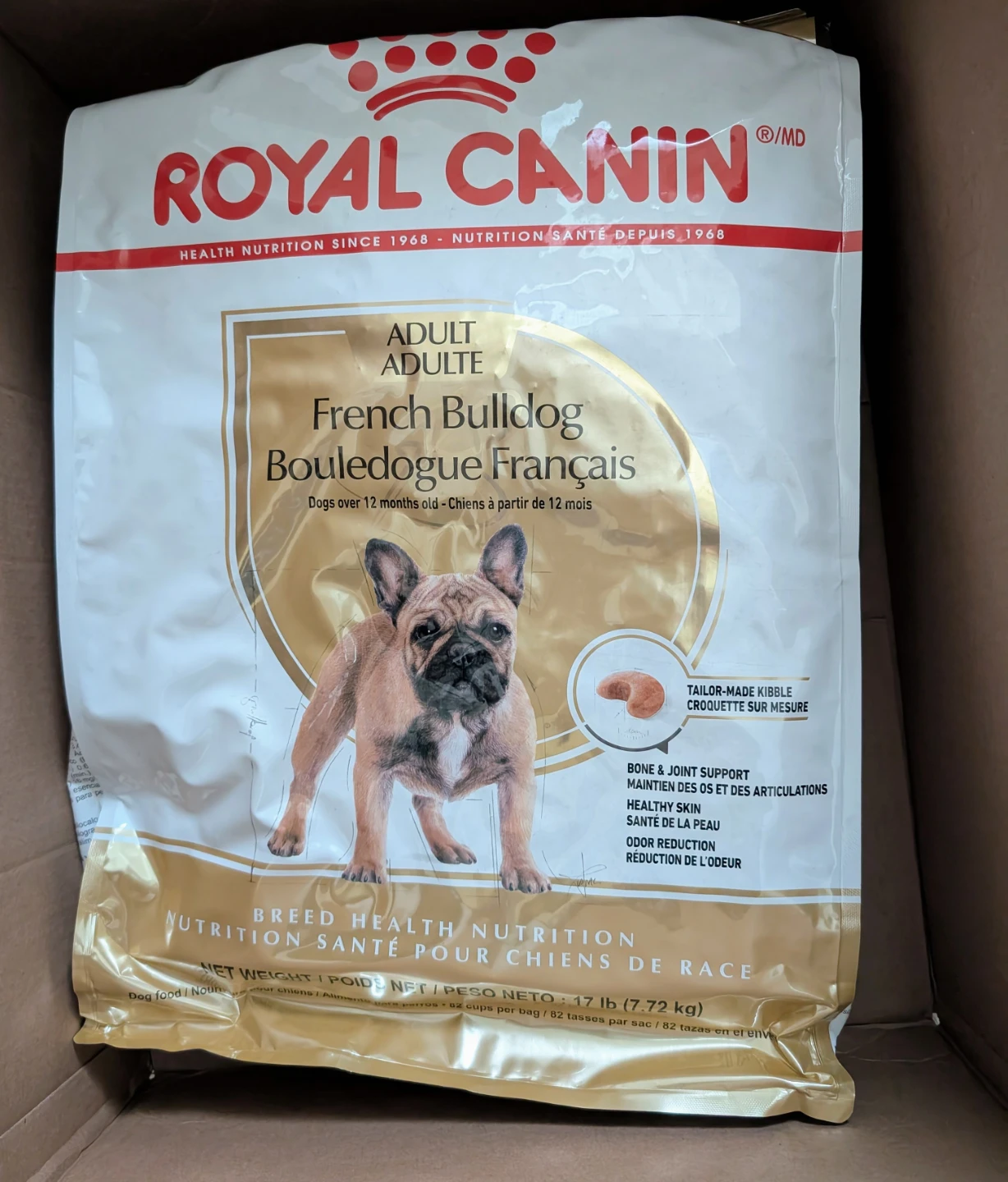 Brand new Royal Canin Adult French Bulldog Dog Food (17lb)