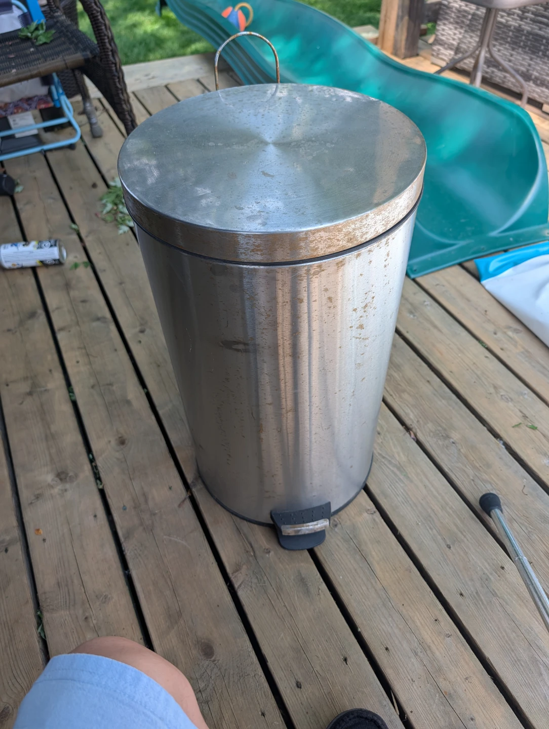 Stainless Steel Step Can Trash Bin