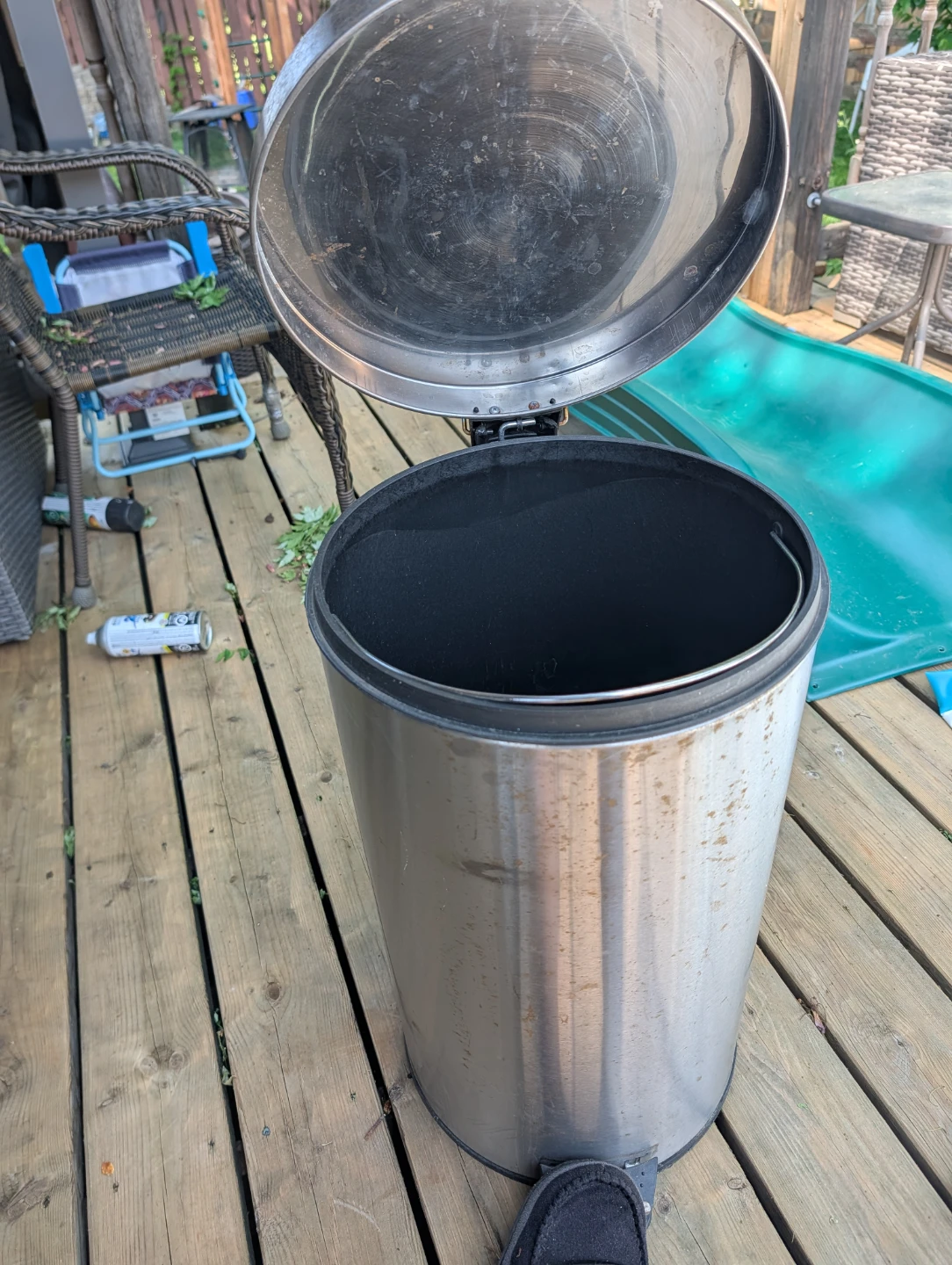 Stainless Steel Step Can Trash Bin - photo 2