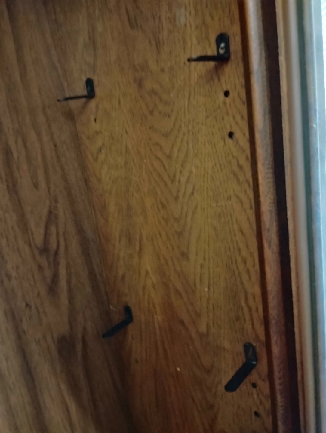 Vintage Wooden China Cabinet with Glass Doors - photo 5