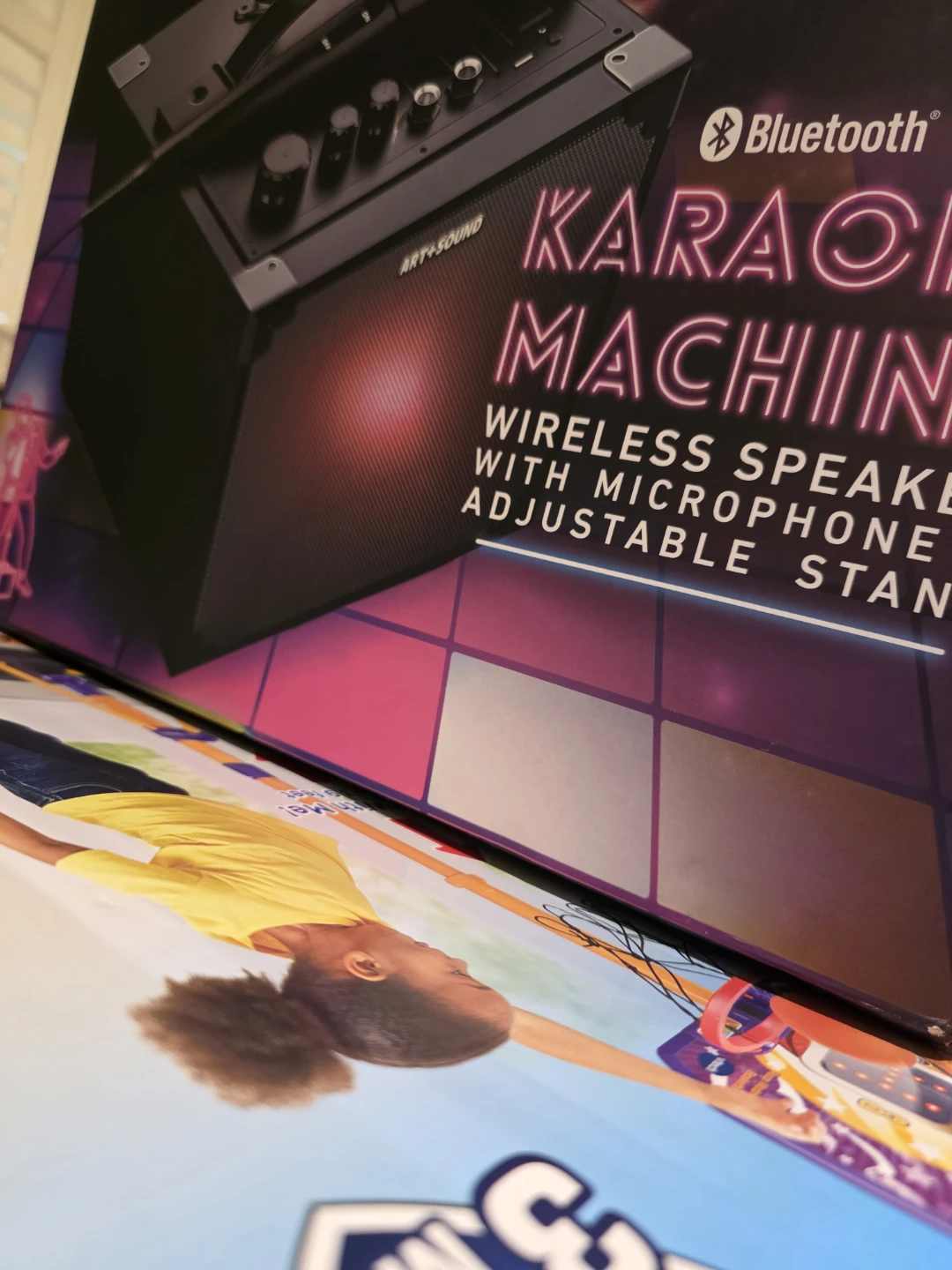 ART+SOUND Portable Karaoke Machine with Bluetooth and Microphone - photo 2