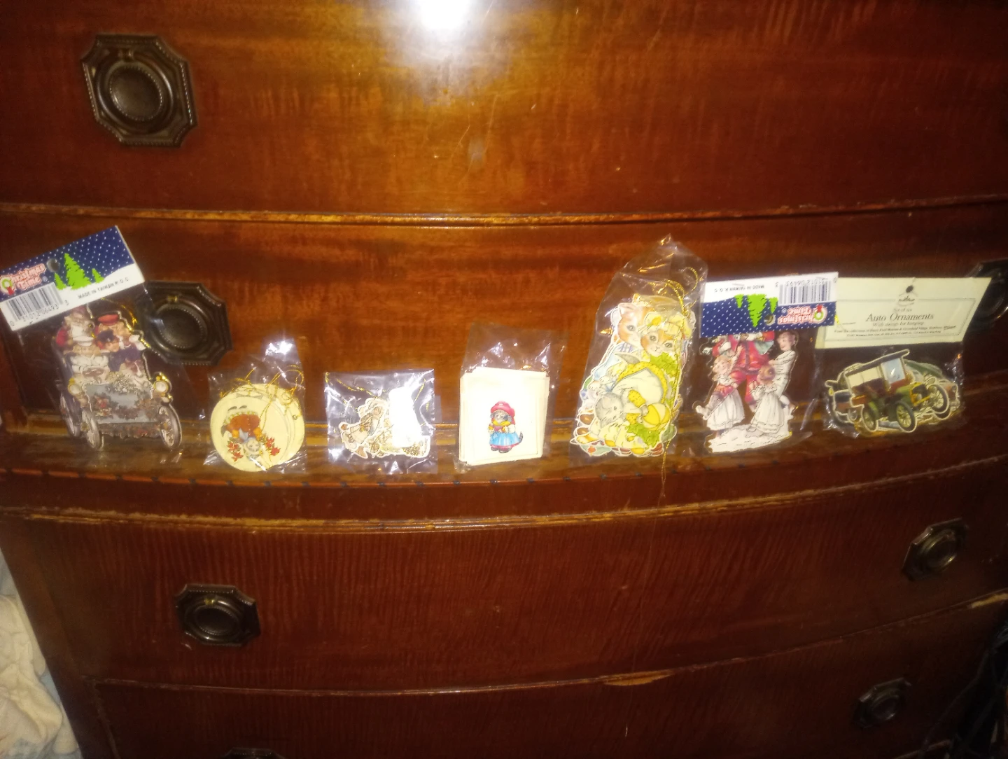 Christmas Tree Vintage Auto Ornaments Lot
