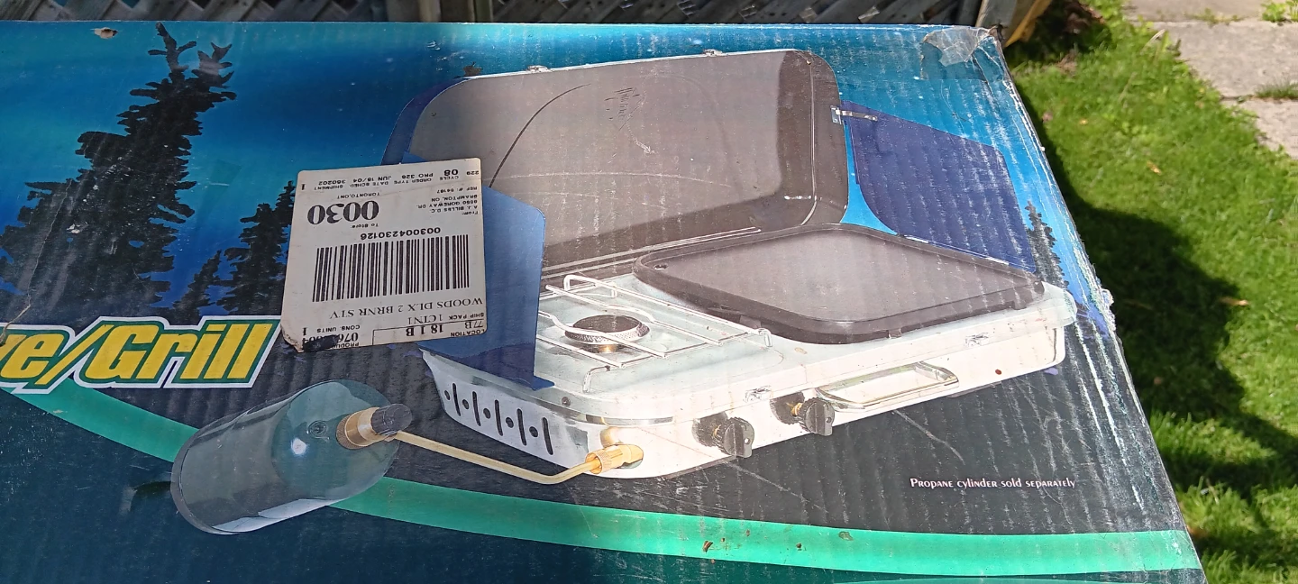 Woods 2-Burner Propane Stove/Grill - photo 2