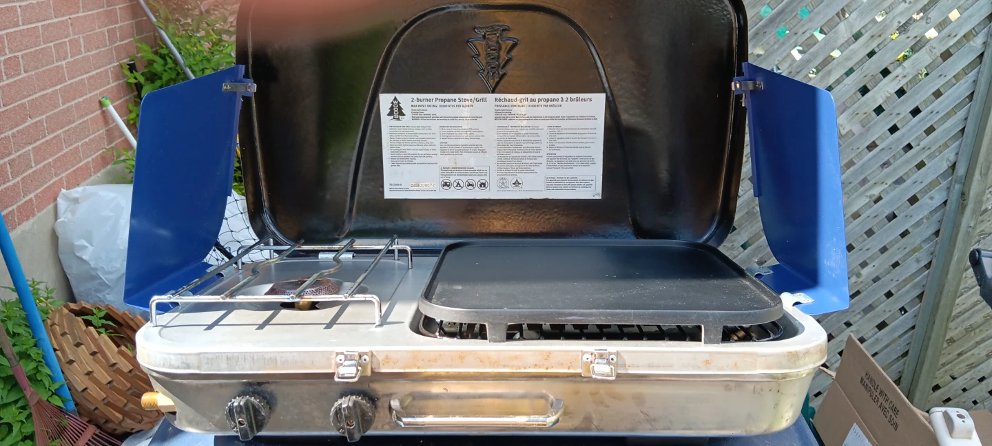 Woods 2-Burner Propane Stove/Grill - photo 3