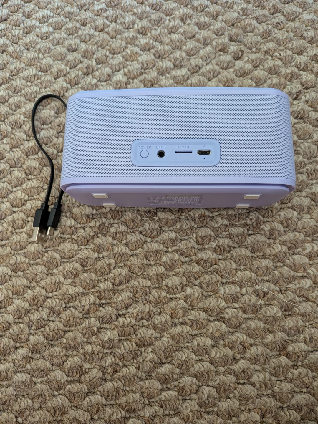 Purple Portable Bluetooth Speaker CASH ONLY AS IS - photo 3