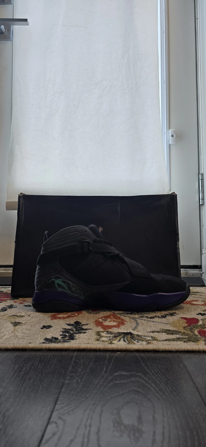 Air Jordan 8.0 Retro Black Purple - photo 5