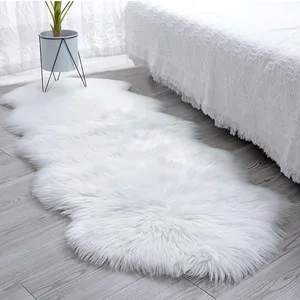 White Faux Sheepskin Rug