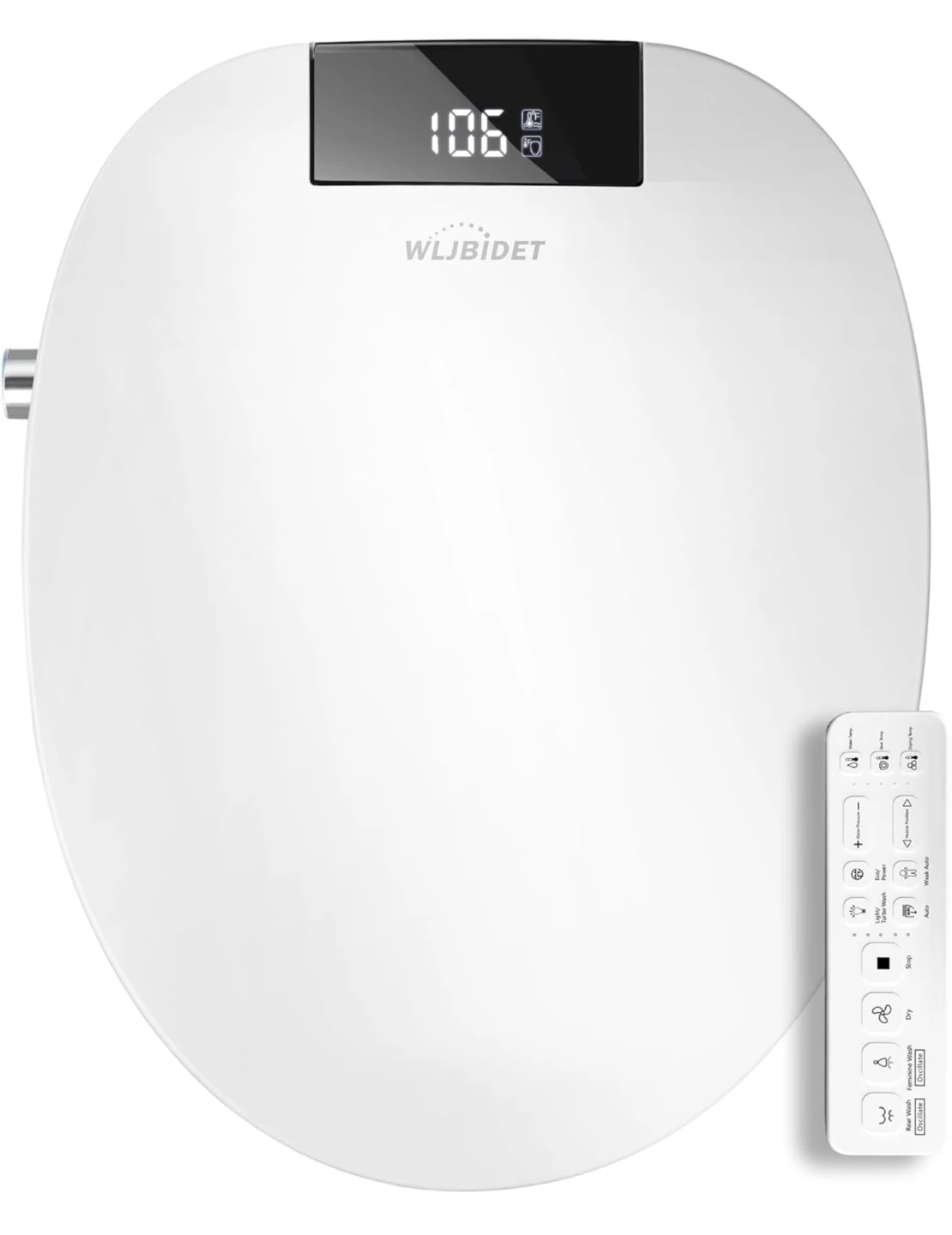 ⚽ Heated Bidet Toilet Seat with Remote control