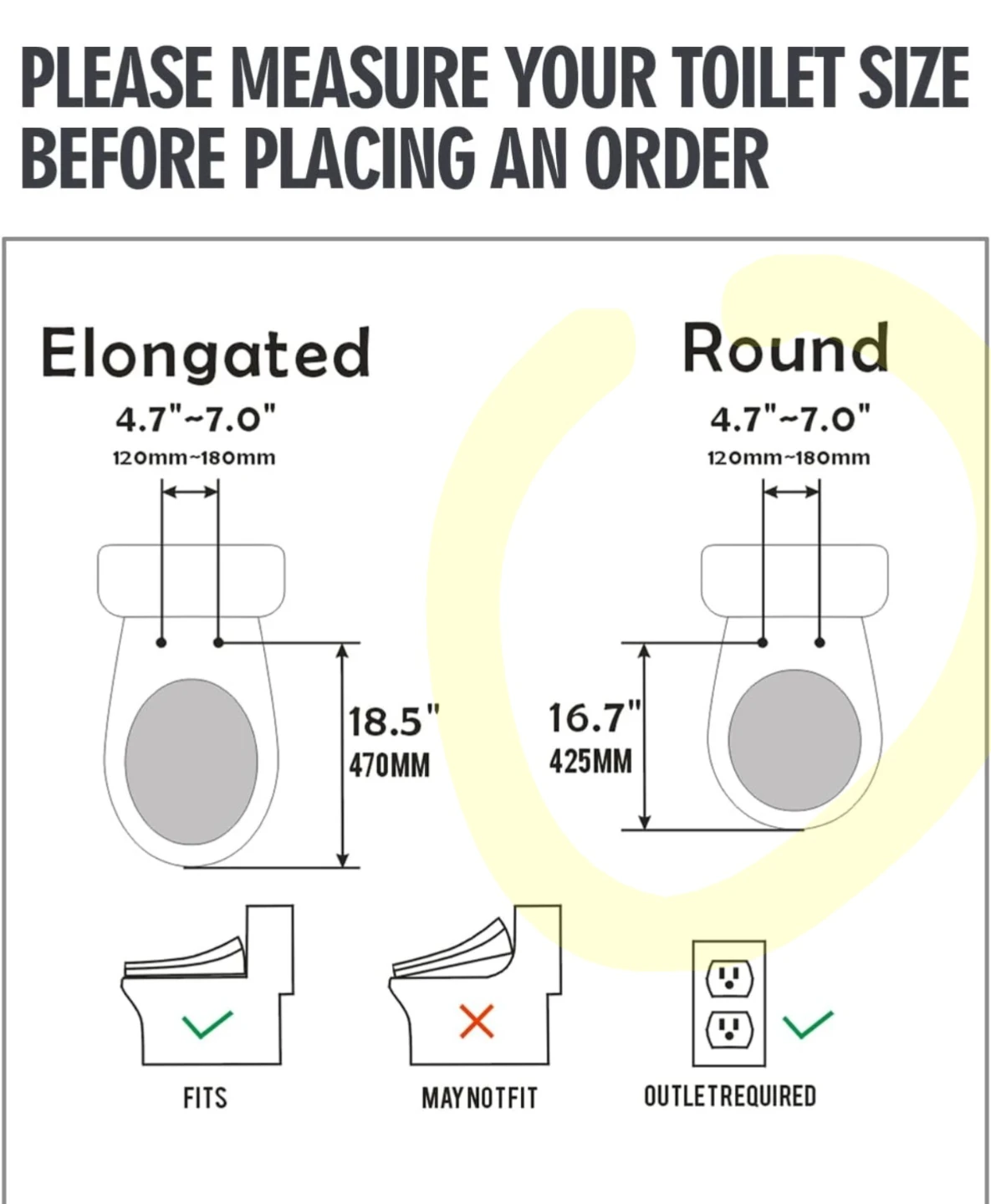 ⚽ Heated Bidet Toilet Seat with Remote control - photo 2