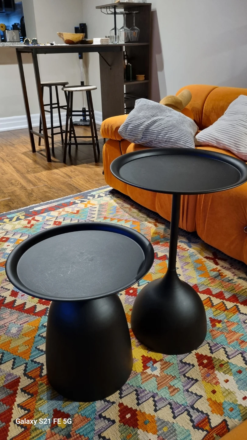 Black Accent Side Tables (Set of 2) - photo 2
