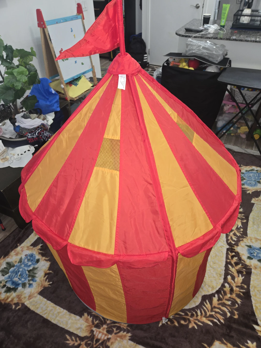 Kids Circus Play Tent with Poles - photo 2