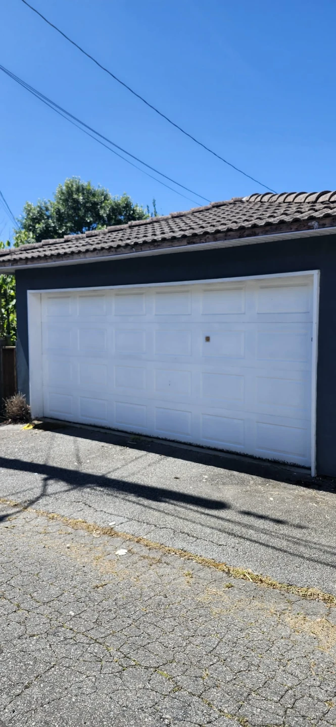 Chamberlain Wi-Fi Garage Door Opener with garage door