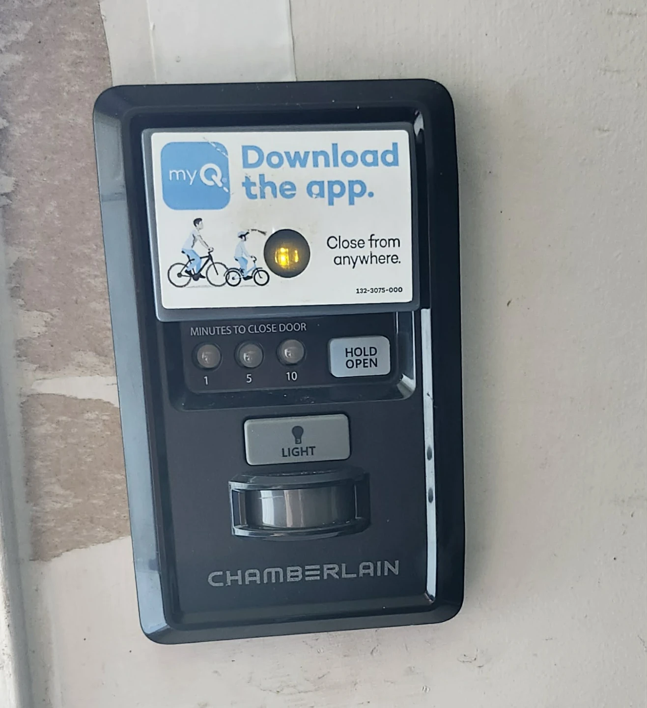 Chamberlain Wi-Fi Garage Door Opener with garage door - photo 4
