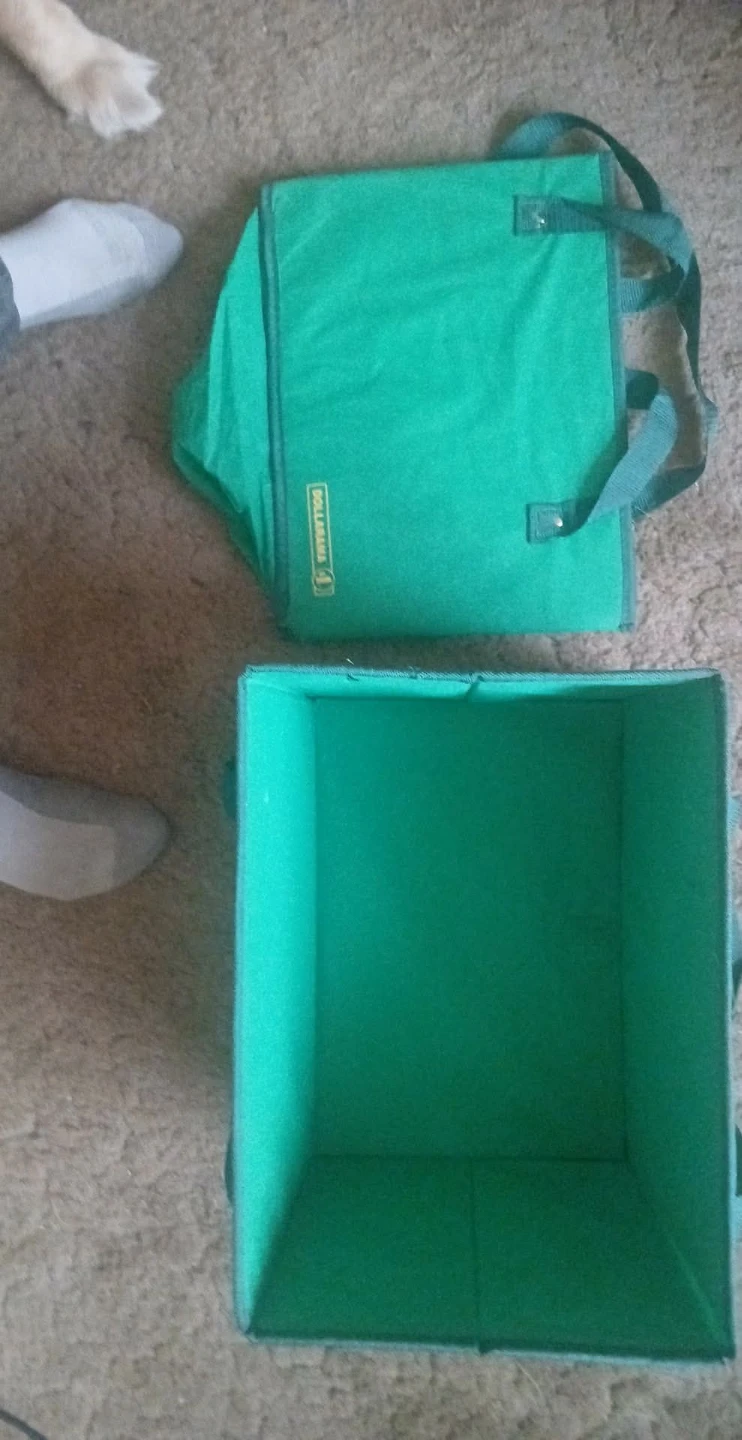 Green Collapsible Storage Box ×10