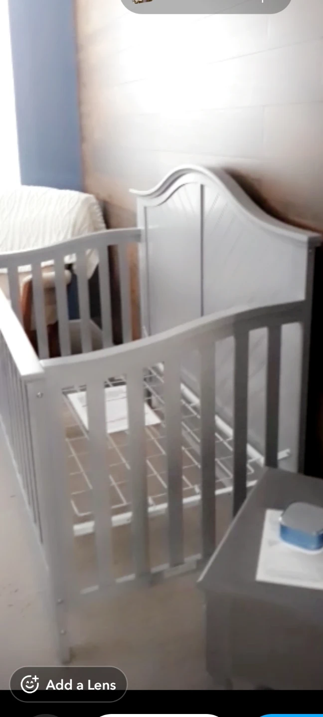 charlie 4-in-1 convertible grey crib