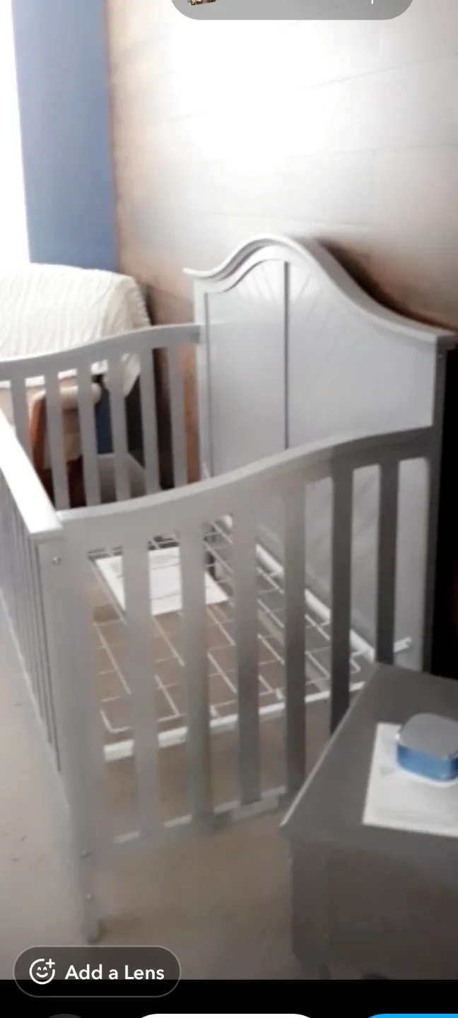 charlie 4-in-1 convertible grey crib