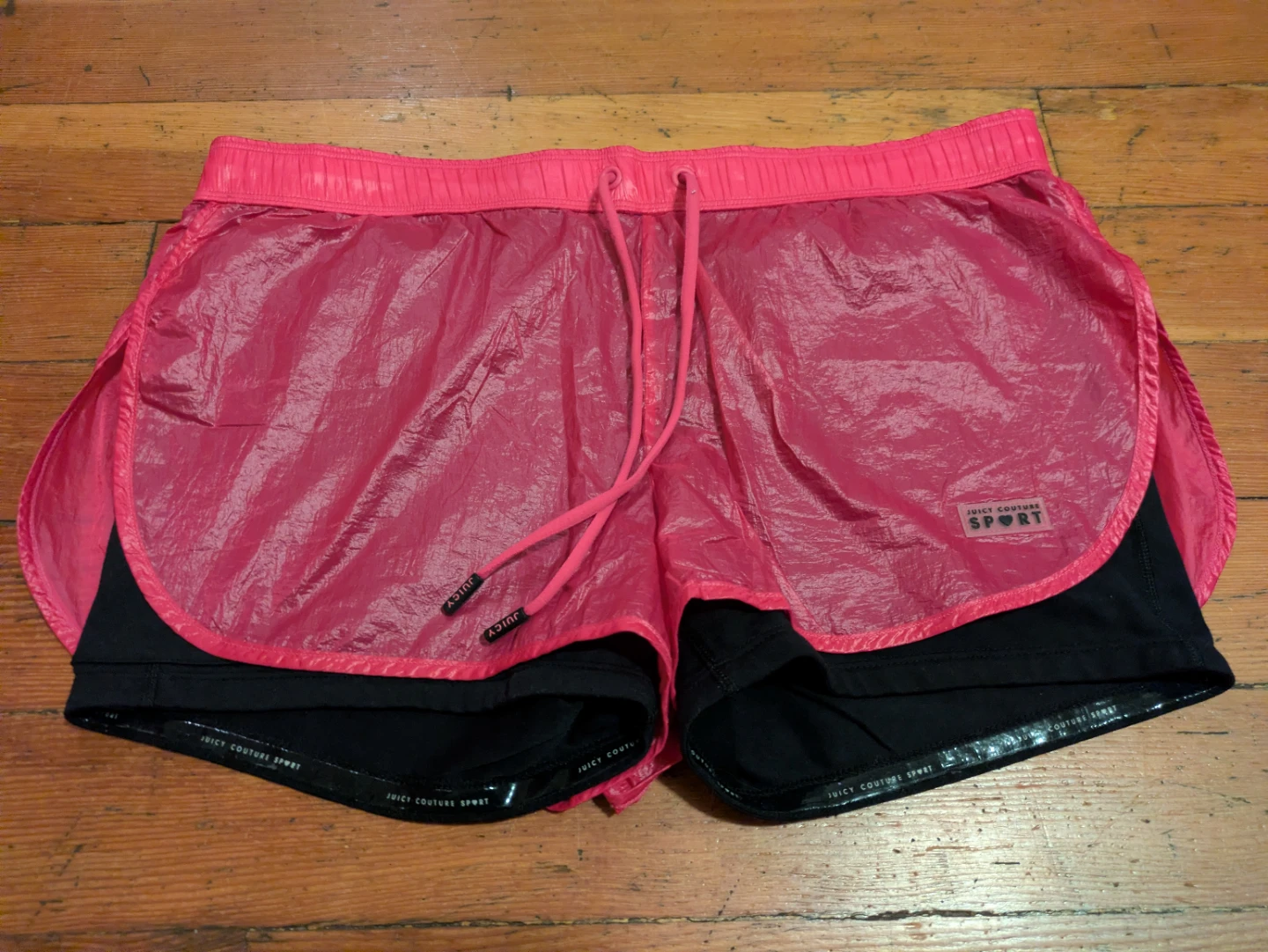 Juicy Couture Sport Pink Running Shorts ⚽ - photo 2