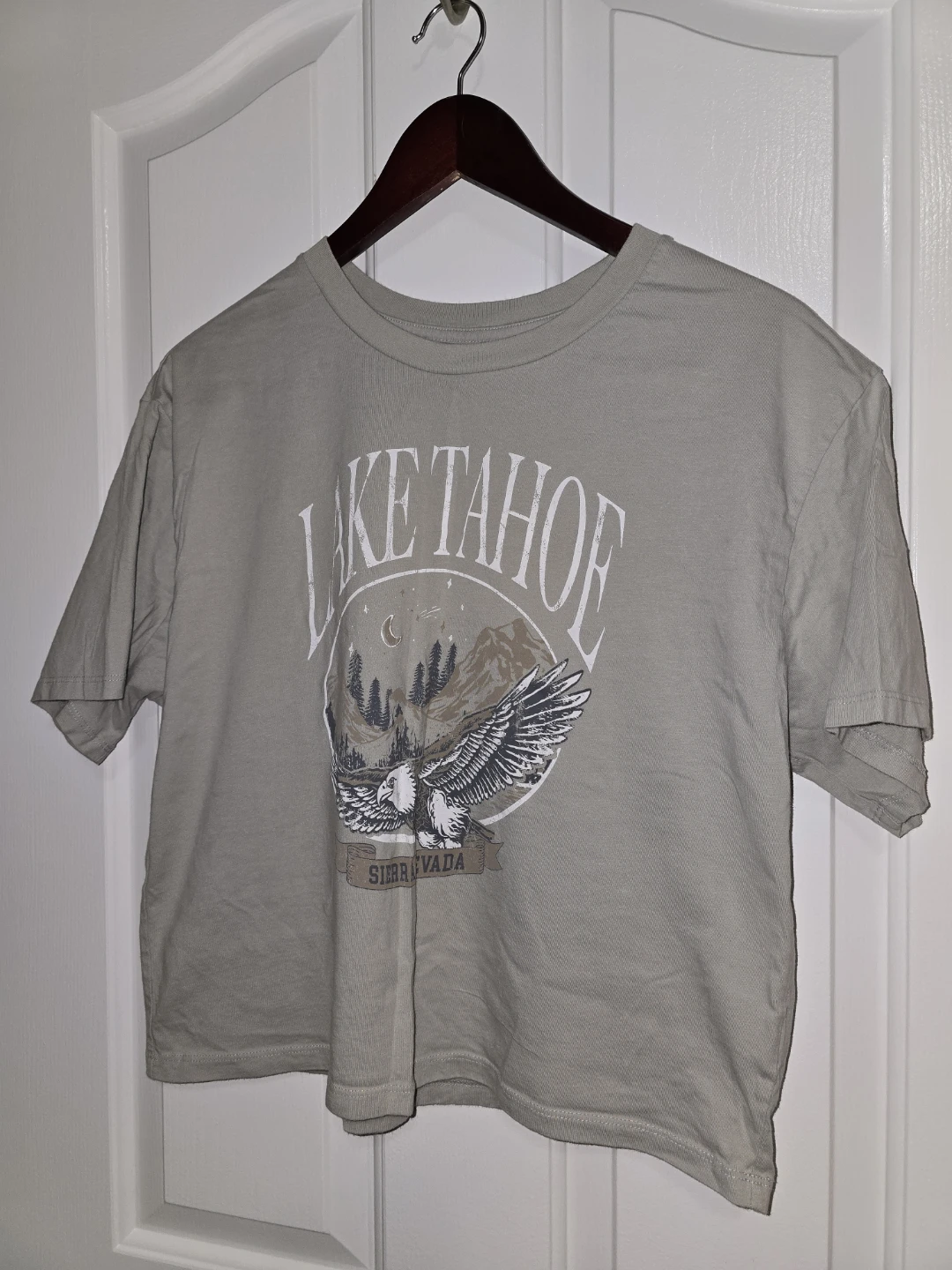 Lake Tahoe Graphic Crop Top