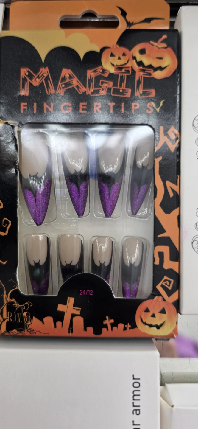 5 of pretty press on nails NEW - 24 PKG - photo 2