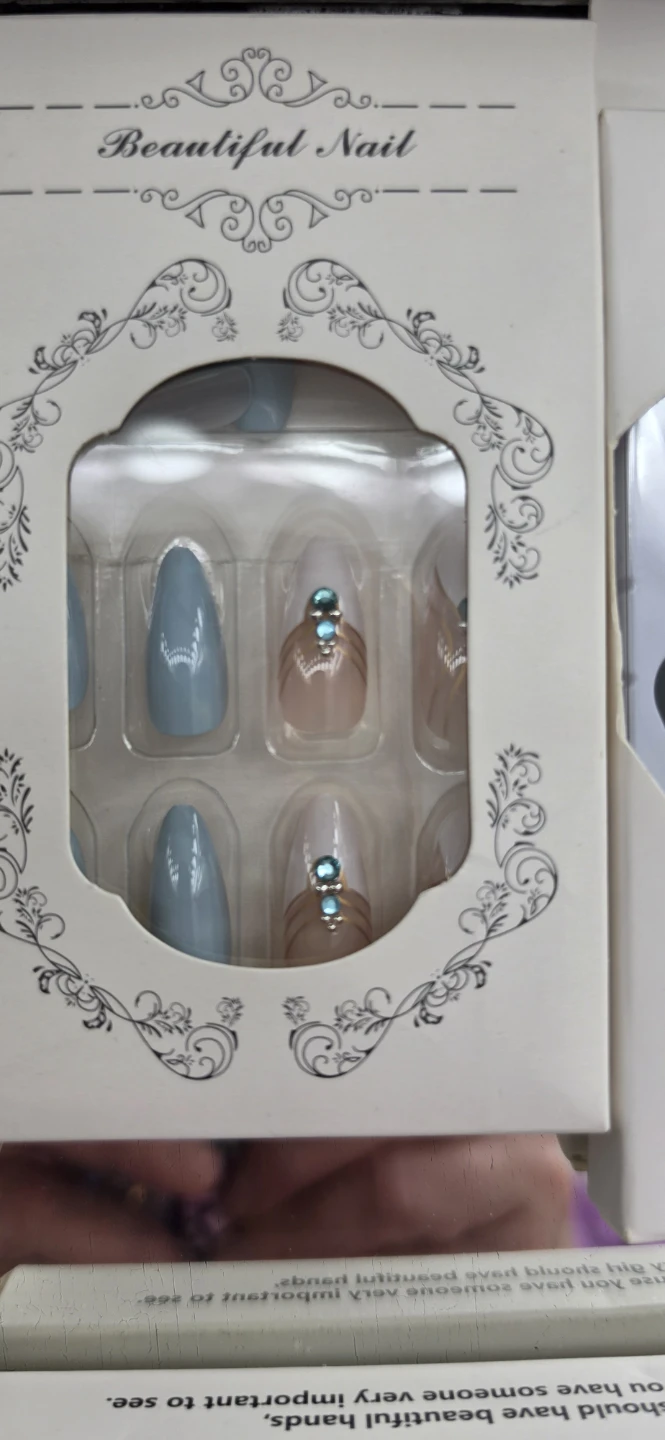 5 of pretty press on nails NEW - 24 PKG - photo 3