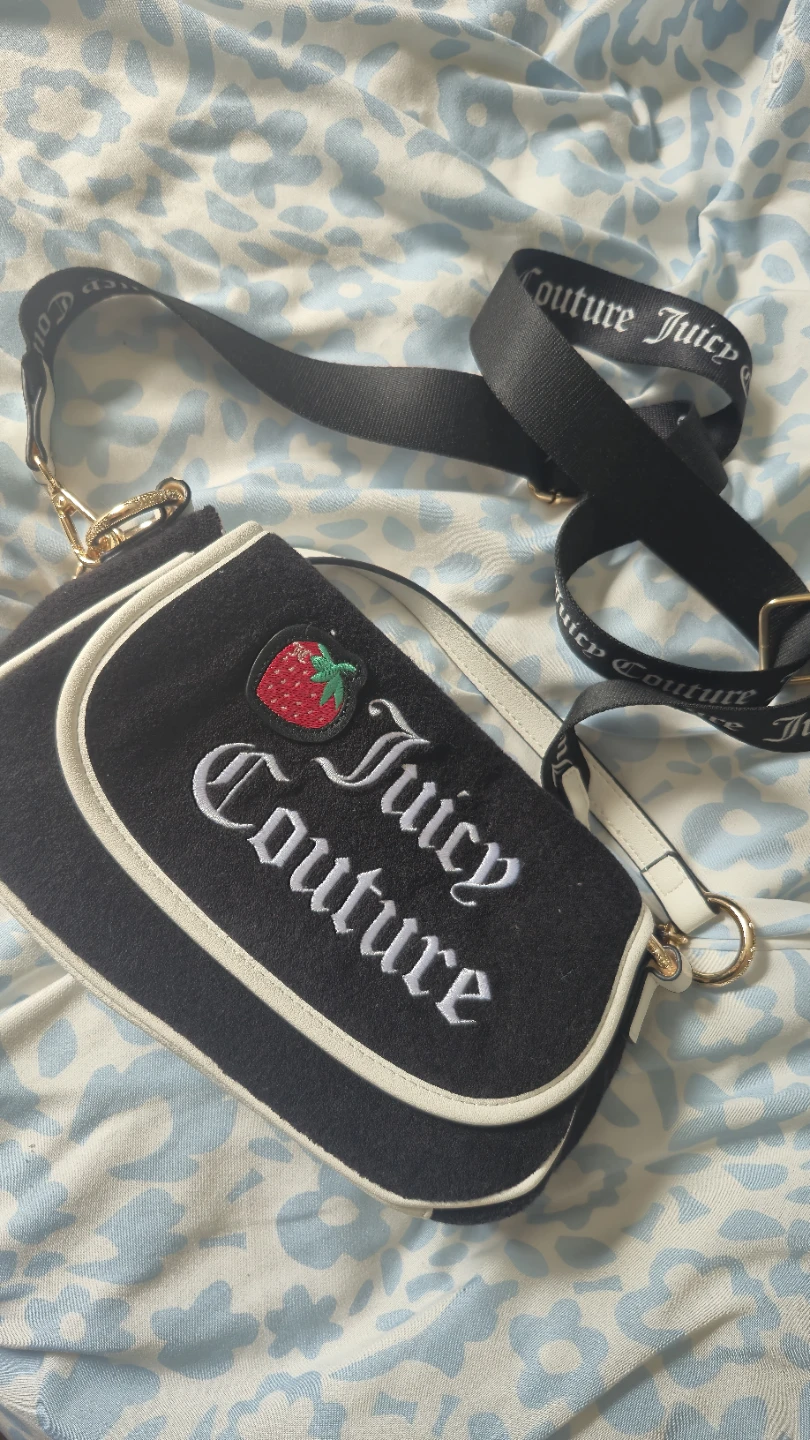 Juicy Couture Crossbody Bag with Strawberry Detail