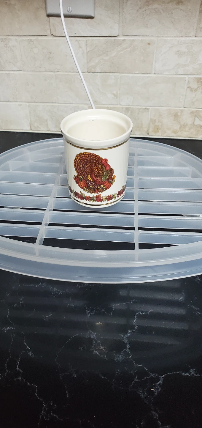 Ceramic Thanksgiving Turkey Pot Cup  ⚽️⚽️⚽️