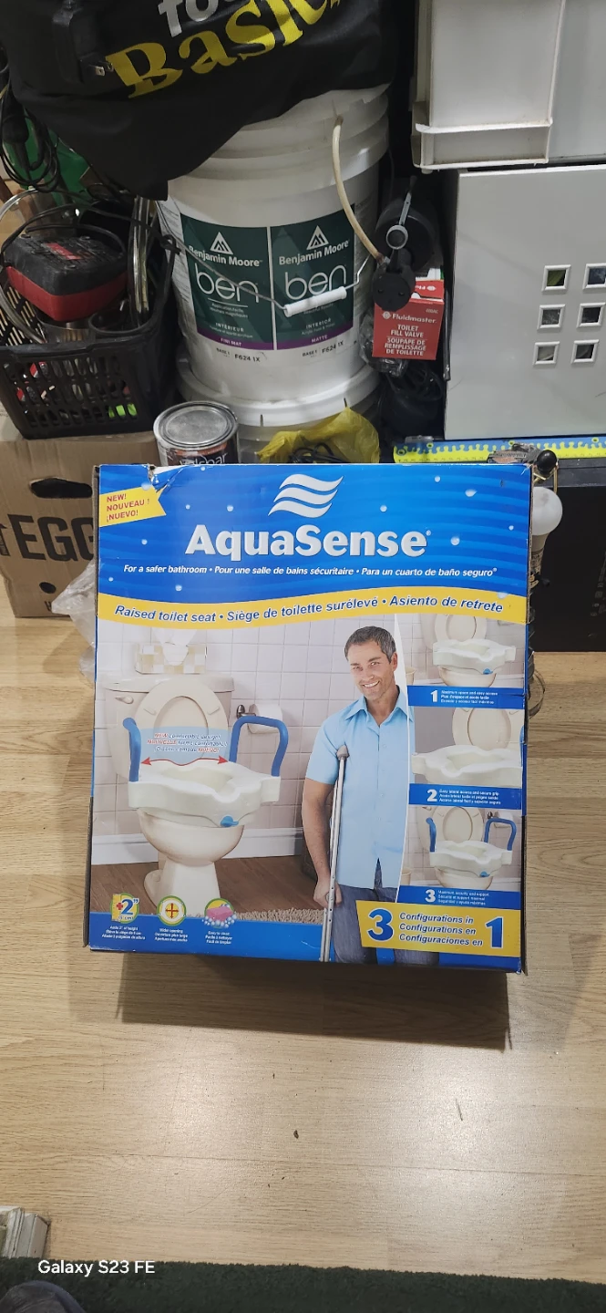 AquaSense Raised Toilet Seat - photo 5