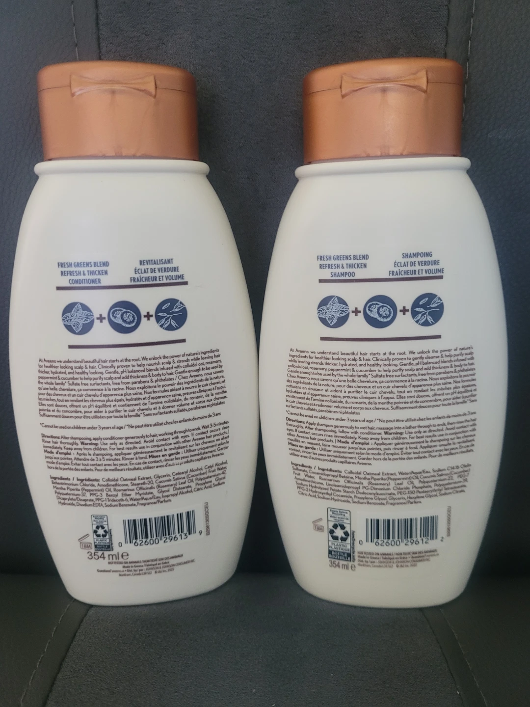 Aveeno Refresh & Thicken Shampoo & Conditioner Set - photo 2