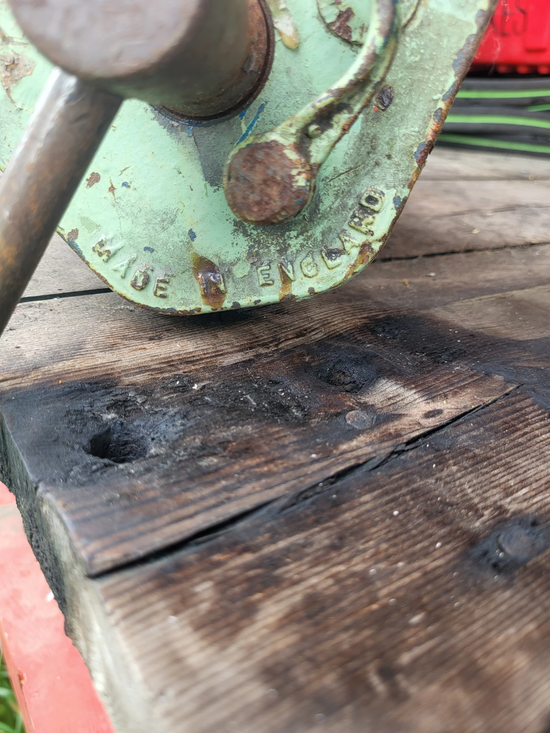 RECORDED 52D "Made in England" Wood Bench Vise Tool - photo 3