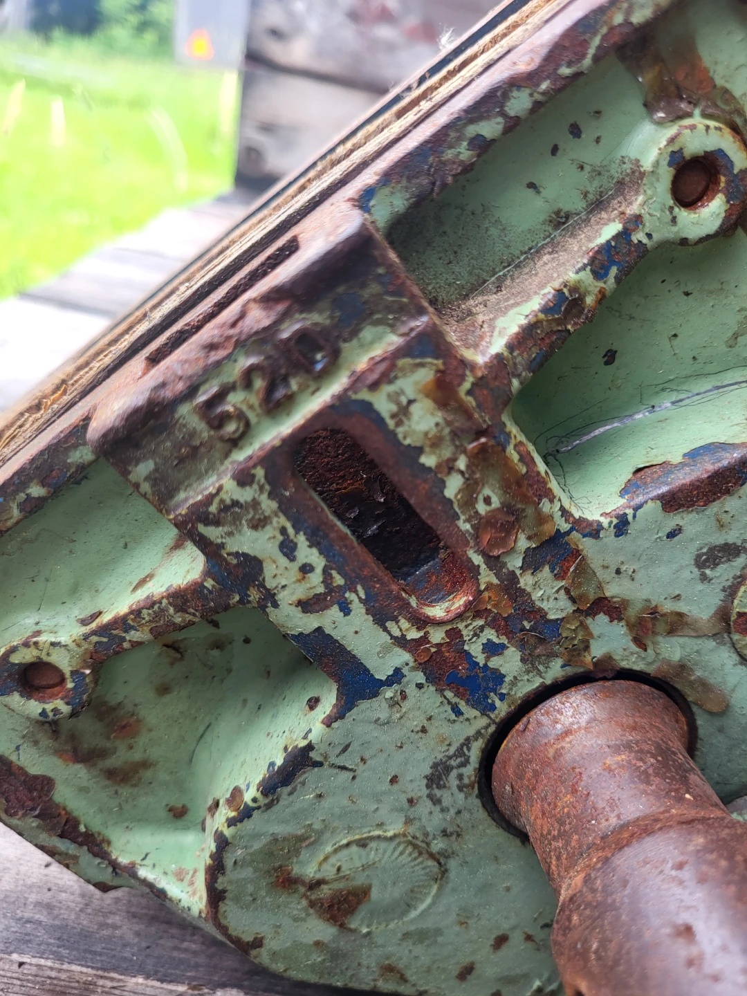 RECORDED 52D "Made in England" Wood Bench Vise Tool - photo 5