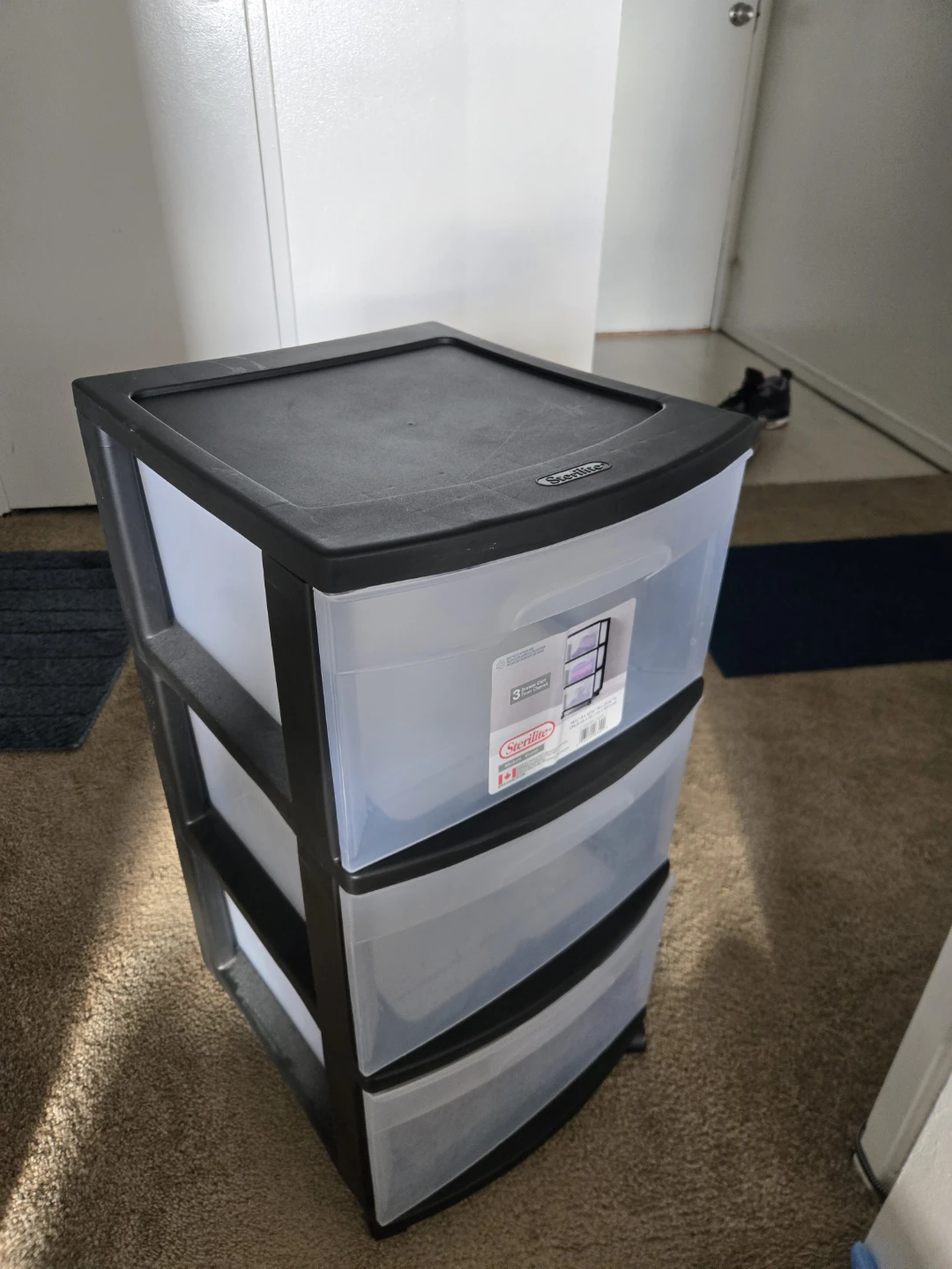 Sterilite 3-Drawer Plastic Rolling Storage Cart - photo 3