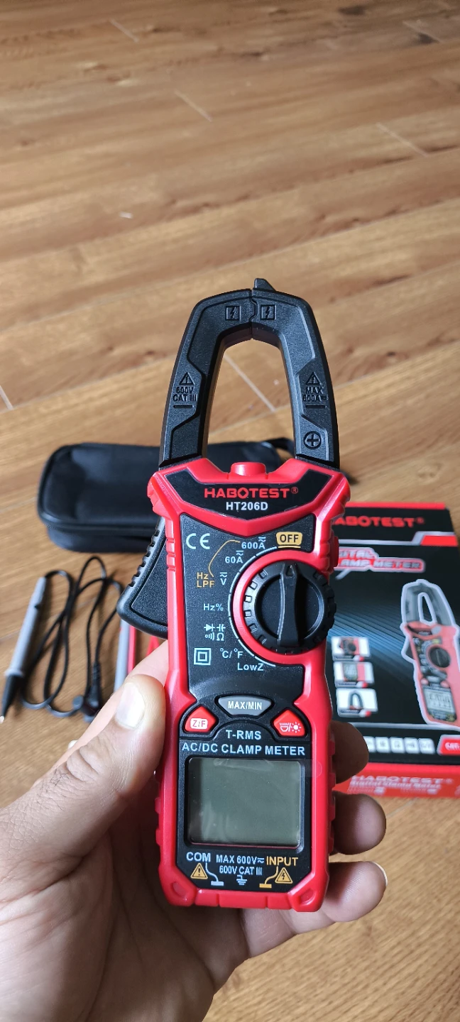 HABOTEST HT206D Digital Clamp Meter - photo 2