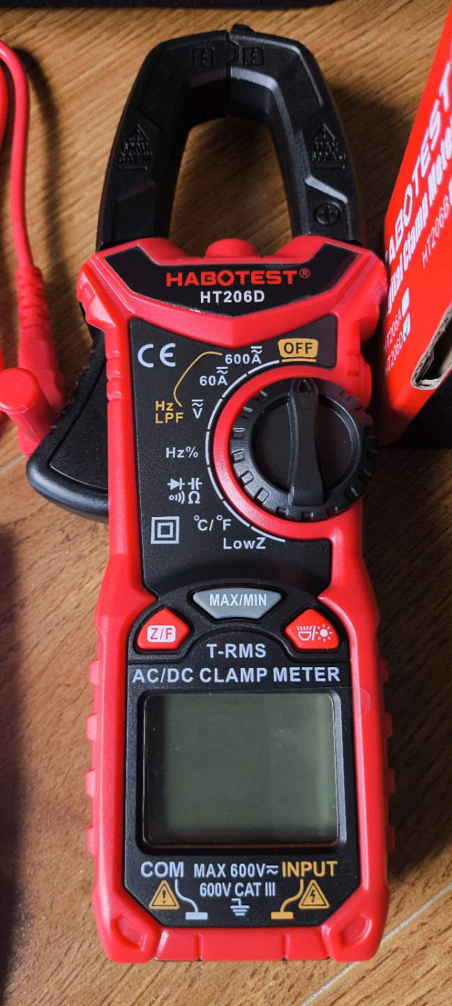 HABOTEST HT206D Digital Clamp Meter - photo 3