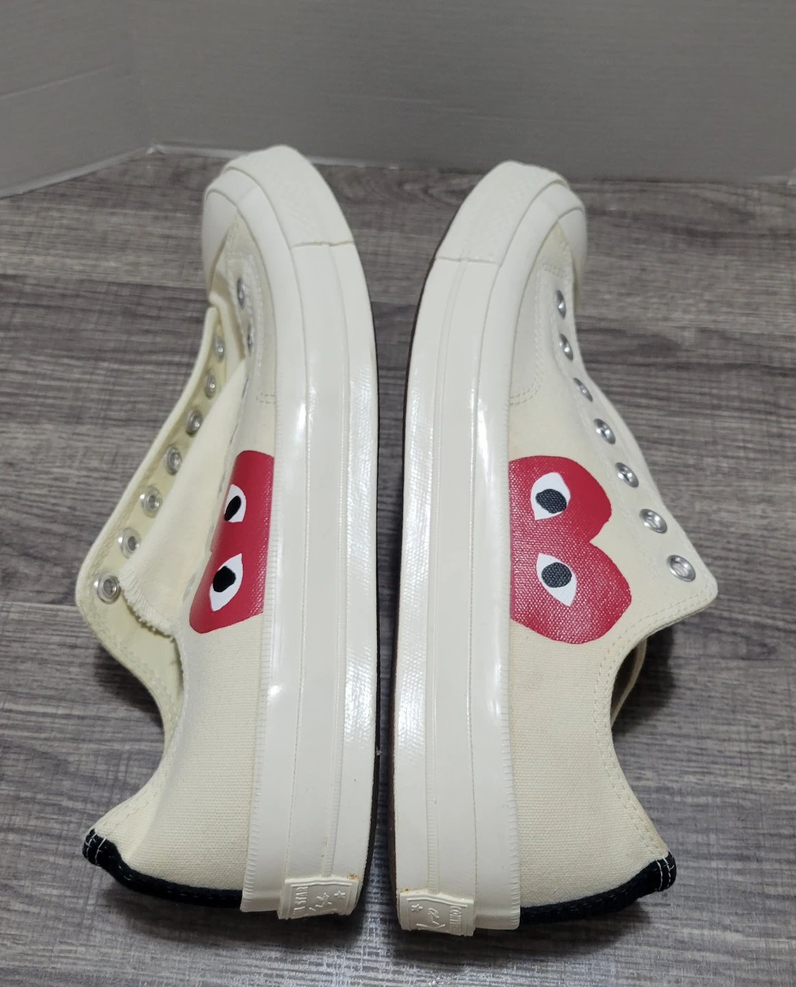 Garçons PLAY x Converse Chuck Taylor All-Star Sneakers Size 10 - photo 2