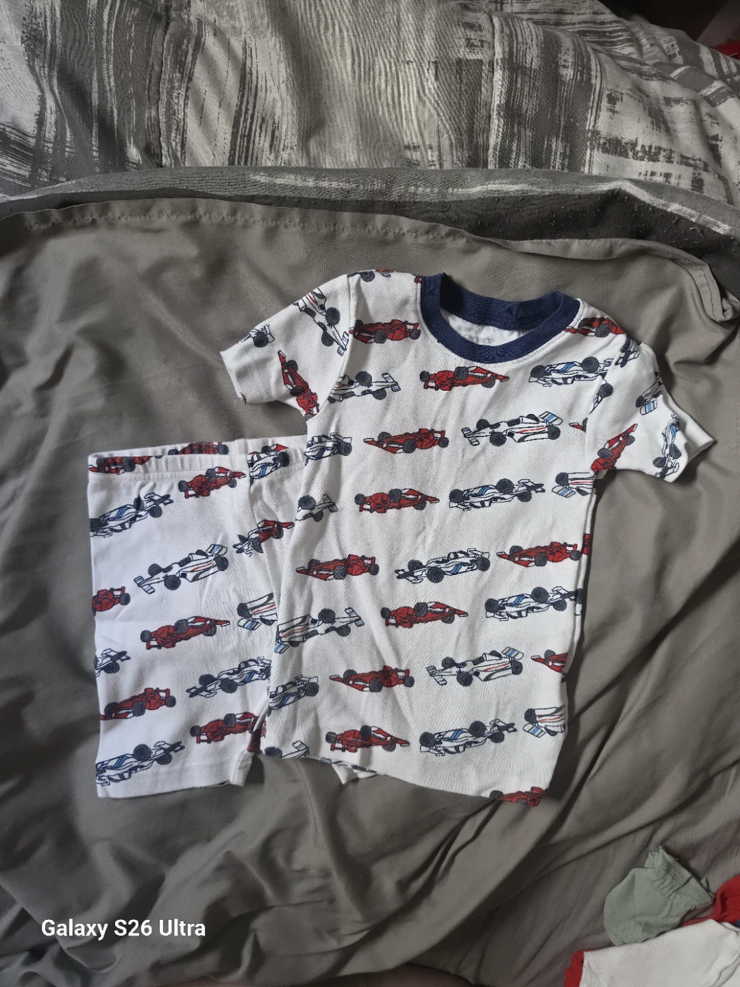 Carters Pajamas Race Car Print