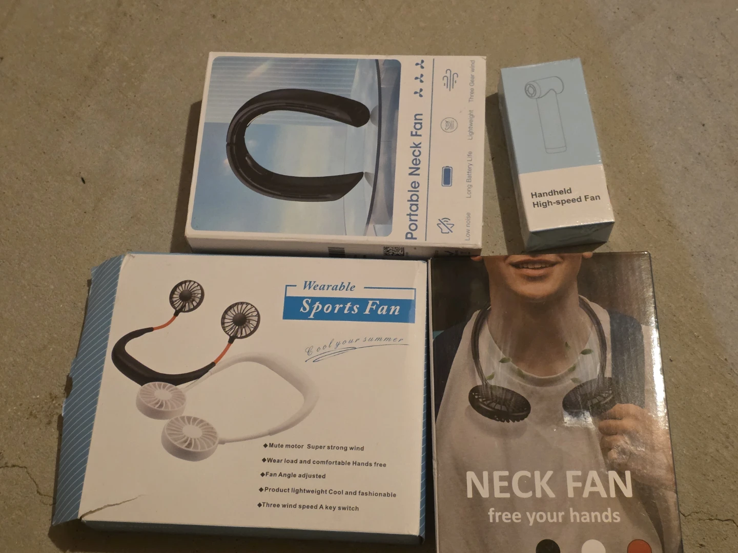 Wearable Sports Fan & Portable Neck Fan