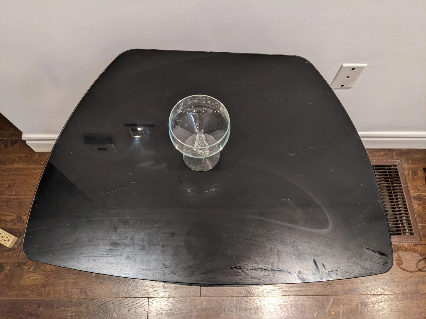 Black 3-Tier Tempered Glass table - photo 5