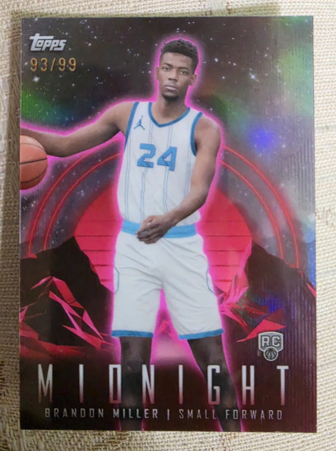 Topps Brandon Miller 93/99 Basketball Card