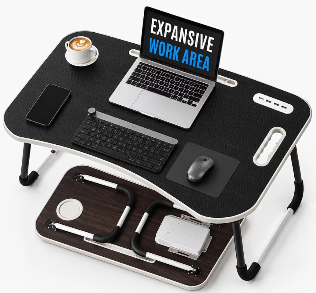 Portable Lap Desk with Foldable Legs