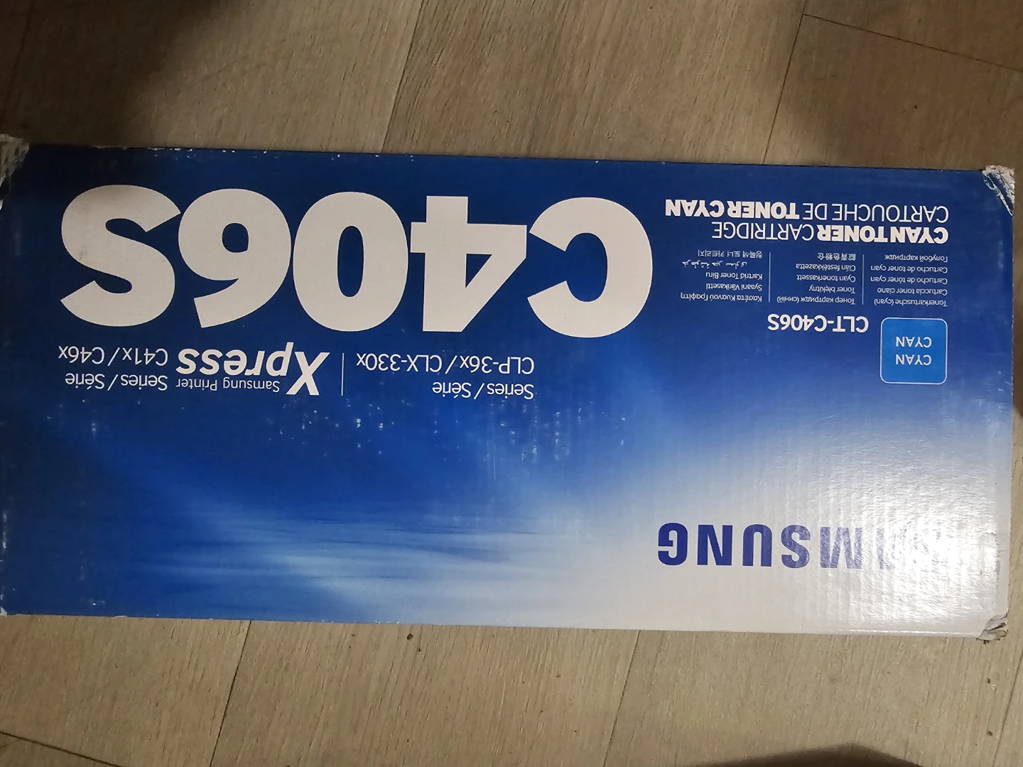 Samsung CLT-C406S Cyan Toner Cartridge for Xpress C41x/C46x